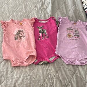 Carhartt Pink and Purple Kids One Pieces